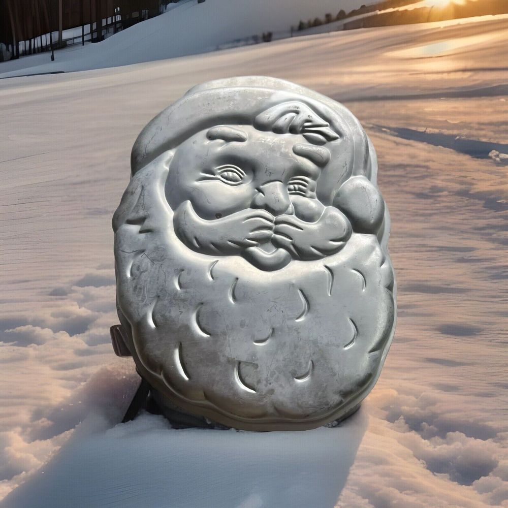 Wilton 502-2308 Santa Claus Face Christmas Cake Pan 1979  Vintage